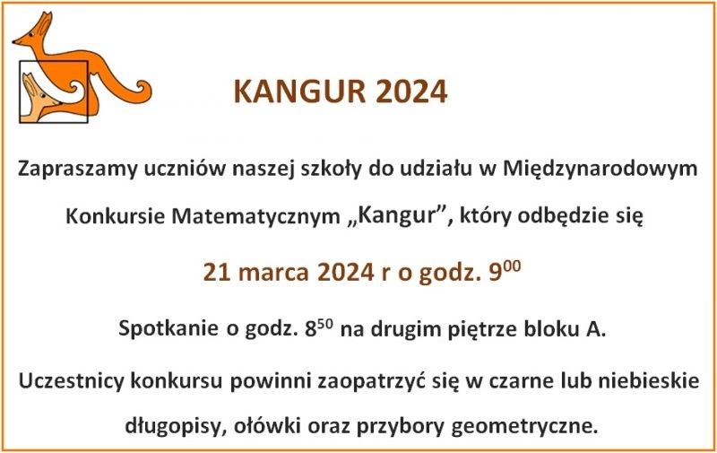 kangur oglosz pop 2024